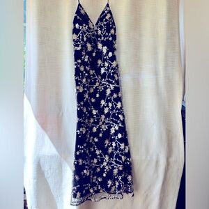 Used- black and rose gold mermaid dress size small